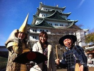 武将隊の前田利家さん・市蔵さんと♪