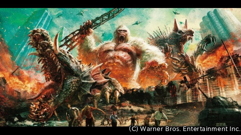 土曜プレミアム・映画「ランペイジ　巨獣大乱闘」