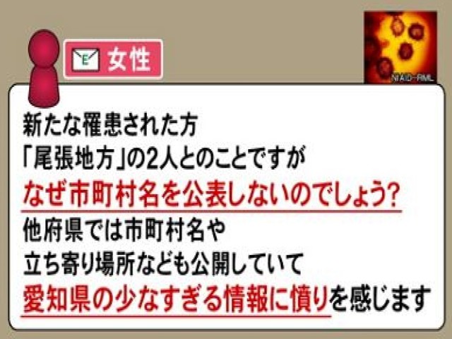 情報 コロナ 感染 愛知 県