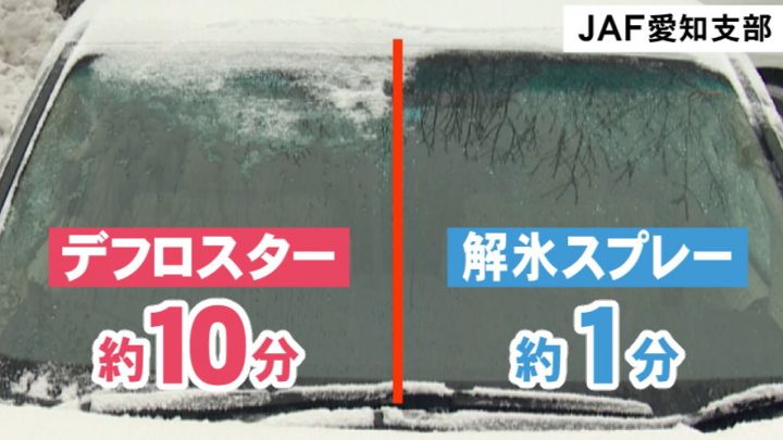 お湯をかけるのは 危険行為 もし車のフロントガラス等が凍ったら 約1万人の調査結果とオススメ対処法 東海テレビnews