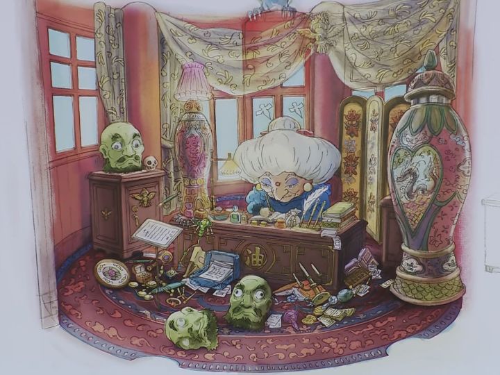 ダブル/ミストブルー 千と千尋の神隠し湯婆婆ぬいぐるみジブリ展限定