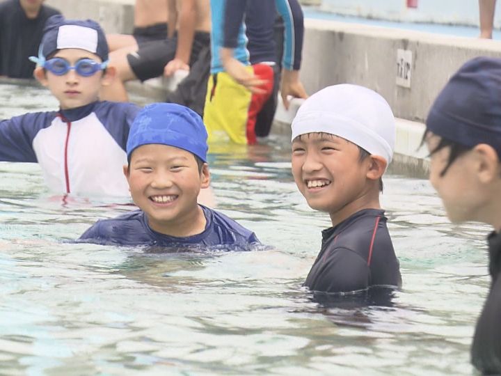  小学生　プール マスクは準備体操の前に外す…3年ぶりに名古屋の小学校でプールの授業再開「泳ぎ方忘れた」と話す児童も | 東海テレビNEWS