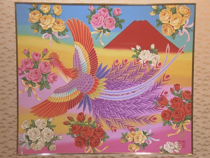 赤富士」をテーマに描き続ける…女優で日本画家のあいはら友子さんの