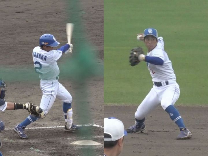 2安打&ファインプレー連発…中日“ドラ6”ルーキーの亜細亜大出身・田中幹也 開幕スタメンへ攻守でアピール 東海テレビNEWS