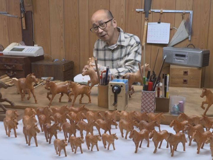 物事が“午”くいく願い込め…飛騨の伝統工芸『一位一刀彫』来年の干支の