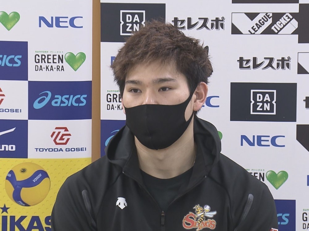 日本人最多得点の3点 Vリーグ ジェイテクト西田有志 感情的に言えばすごく忙しいシーズンだった 東海テレビnews