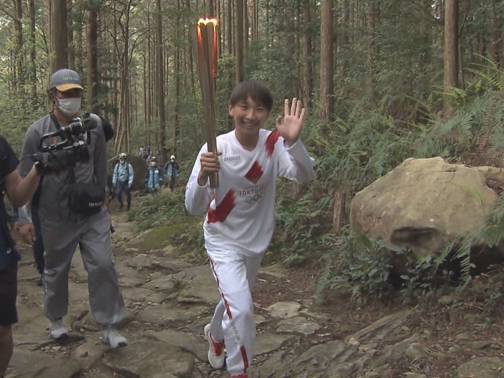 中学生ランナー 五輪選手の心に火が灯るように 東京五輪の聖火リレー 三重でフィナーレ迎え関西へ 東海テレビnews