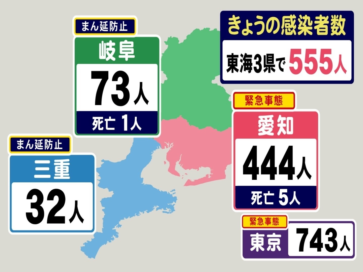 感染 今日 者 コロナ 愛知 の 県 ウイルス