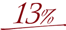 13%